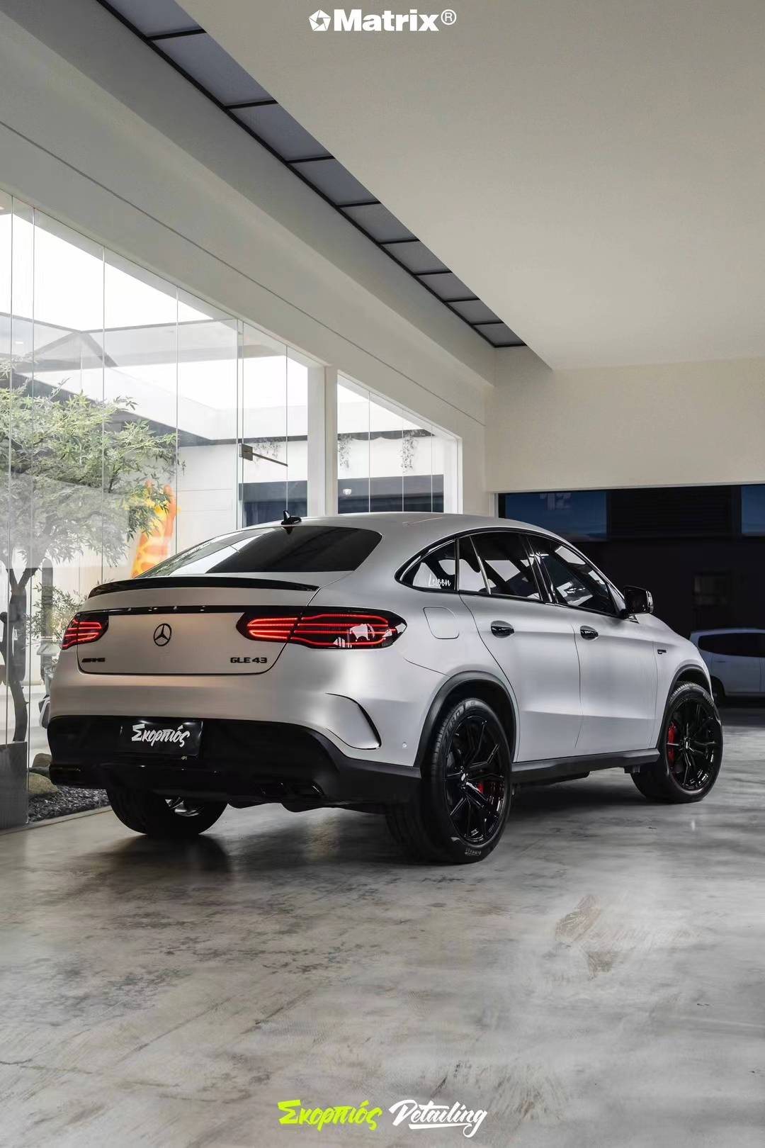 银色加持科技感拉满消光质感突出极致线条#ml230消光铝水银#奔驰gle