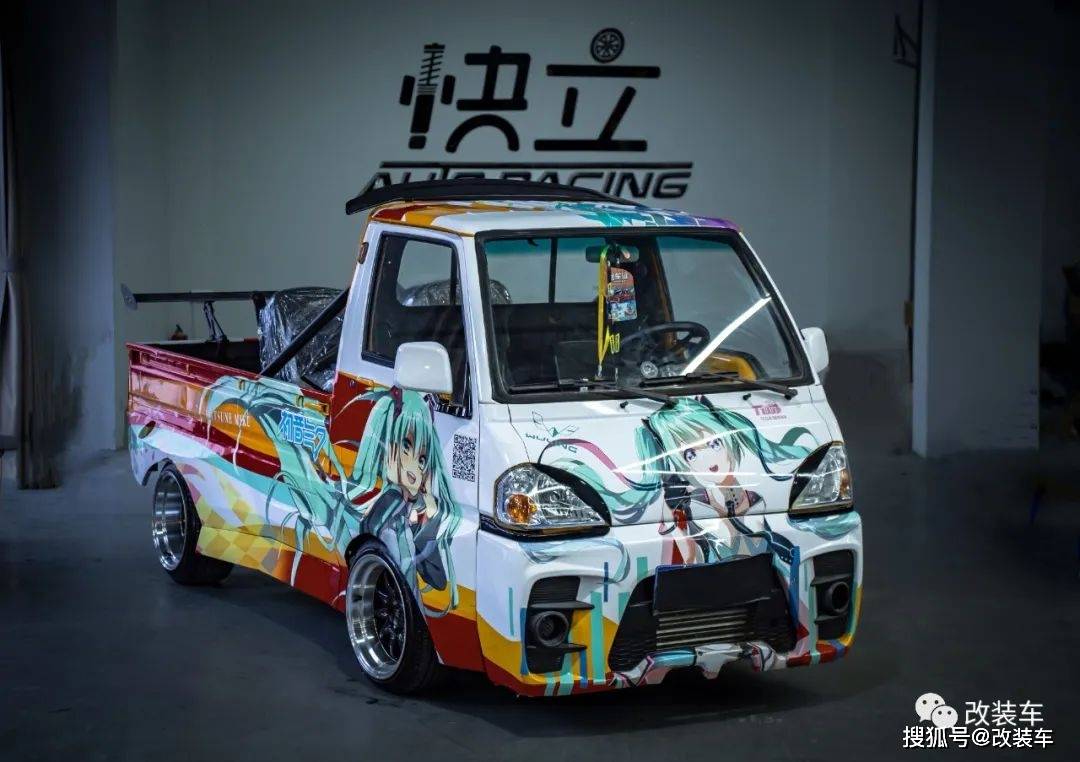 有宽体加持的"绞牙战士"五菱兴旺微卡,车主还准备给它上个2jz?