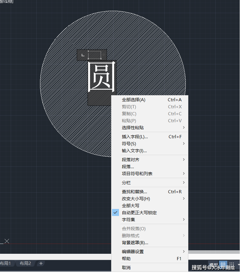 cad填充中背景遮罩怎么用?原来是这样!_文字_勾选_状态