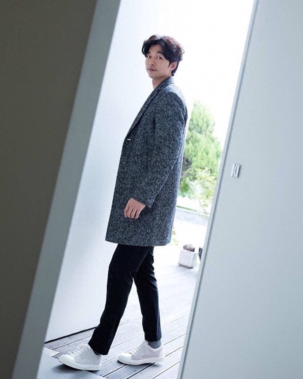 「身高比例超好」韩剧男星_赵寅成_身材_西装