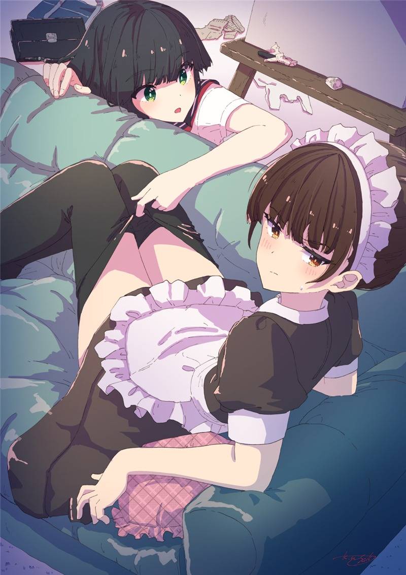 女仆装特辑p站二次元美图欣赏