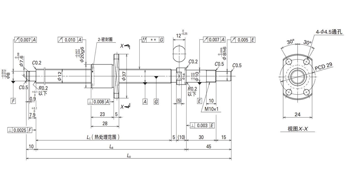 nsk 滚珠丝杠 小型fa系列 mafa