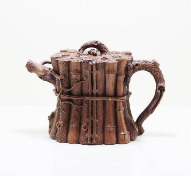 陈友林——梅桩壶_紫砂_梅花_陶瓷