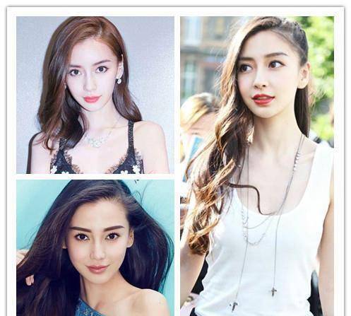 代表:angelababy,招牌就是她的微笑唇.