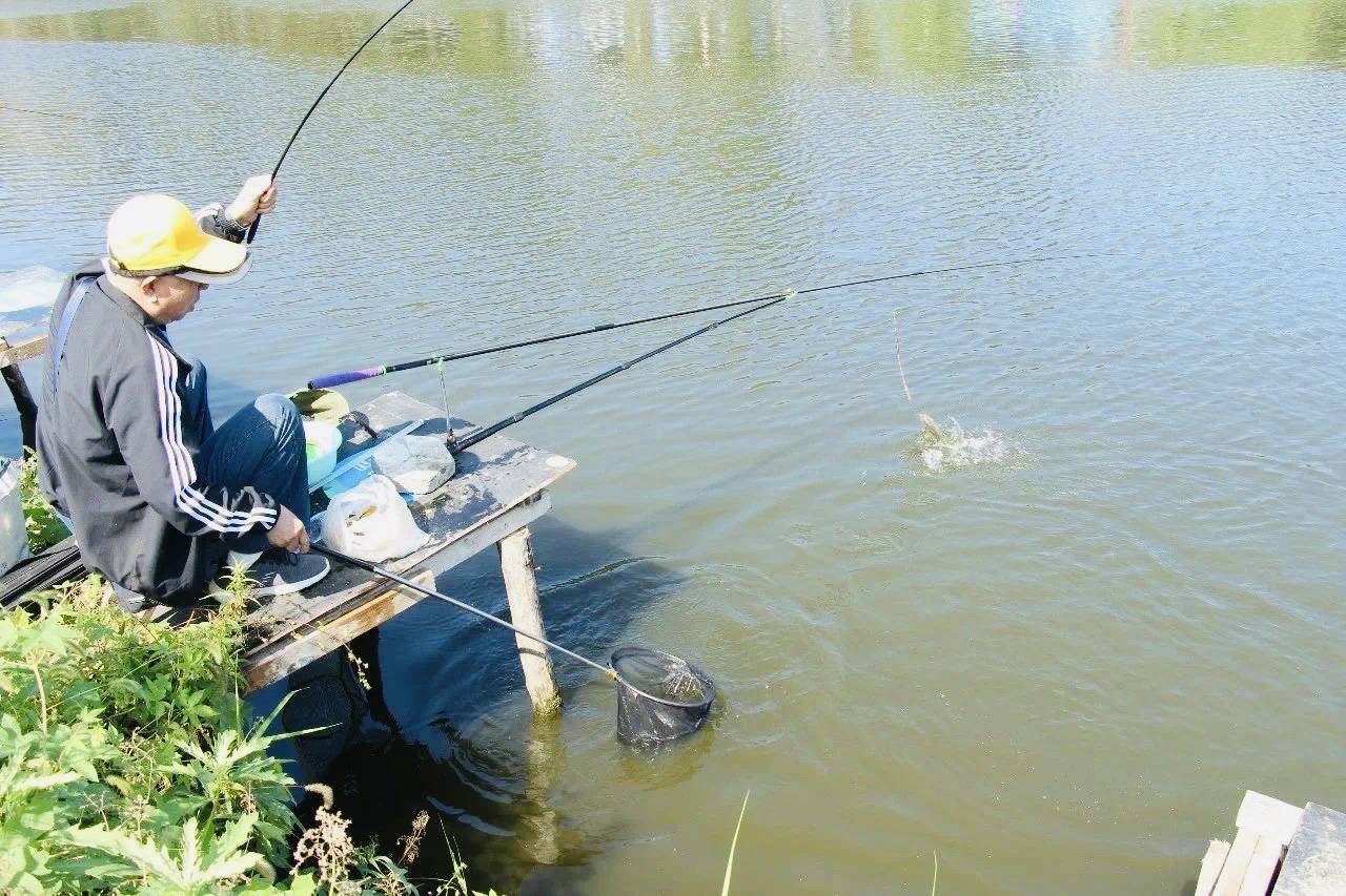 長春市寬城區全民健身系列活動釣魚比賽開賽