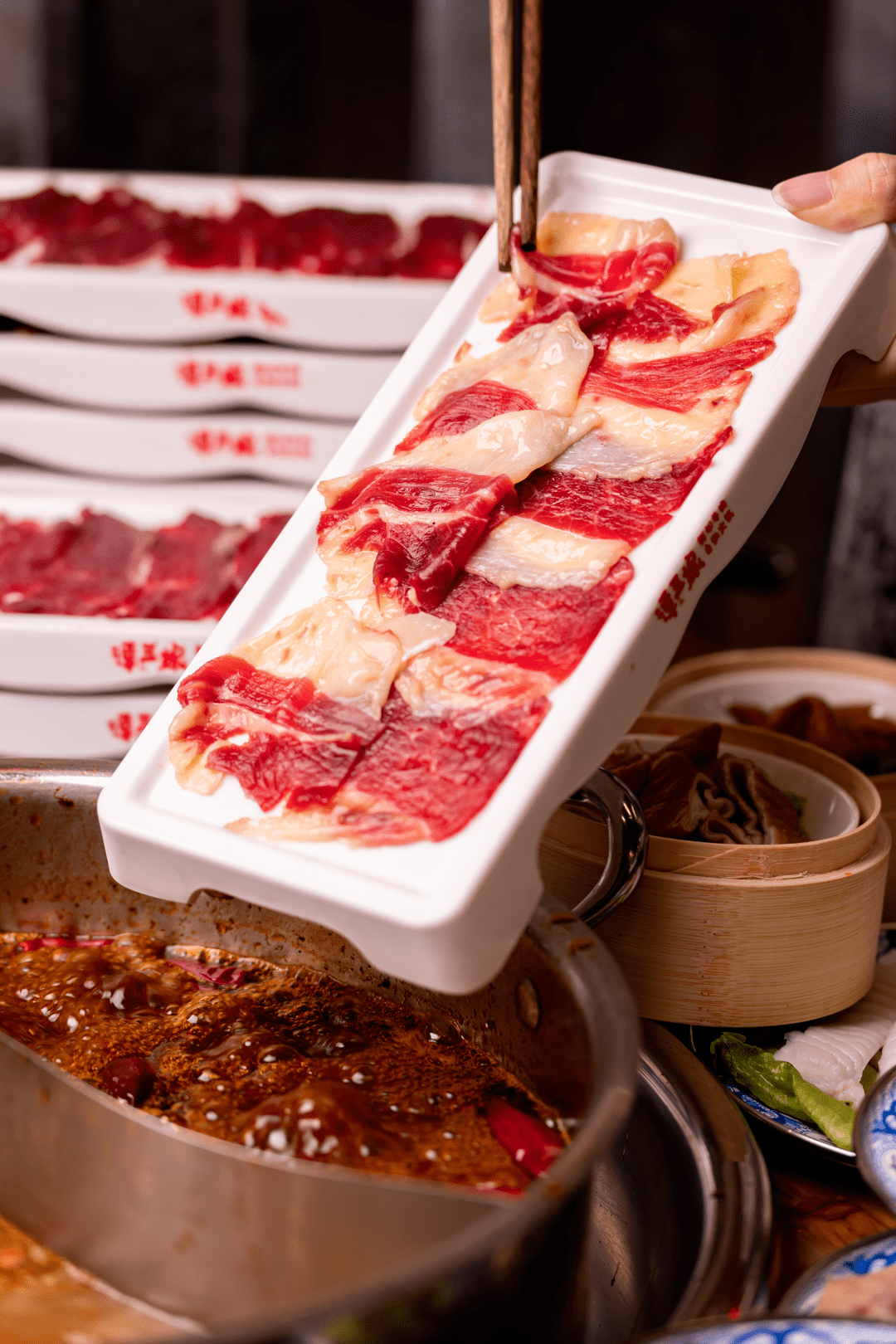 认真的吗!车公庙的鲜切牛肉自助火锅,全场不限量任吃?_谭三娘_潮汕_肋
