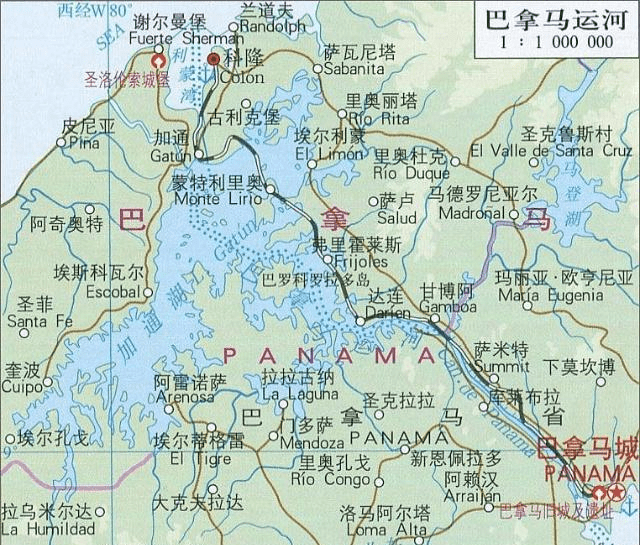 地理"难题":巴拿马运河东西两个出口,各对应哪两个大洋?