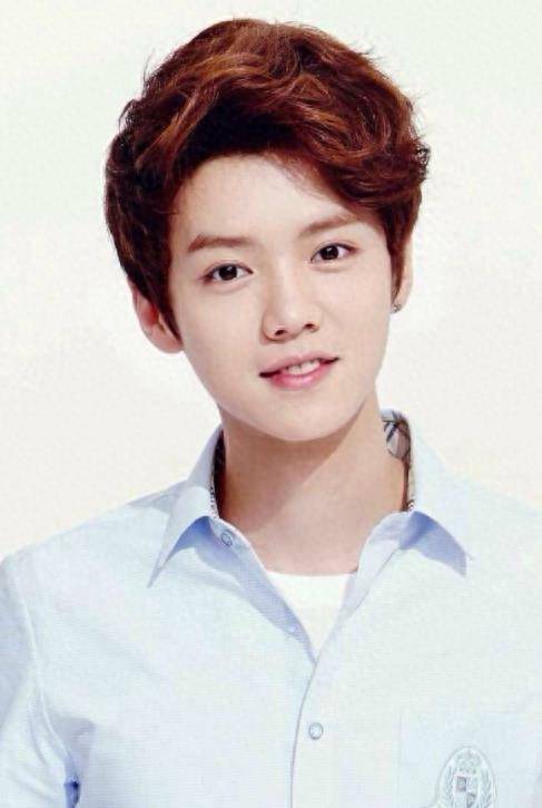 不得不说,鹿晗是少有的帅气中,掺杂着可爱的脸,他巅峰时期的颜值无人