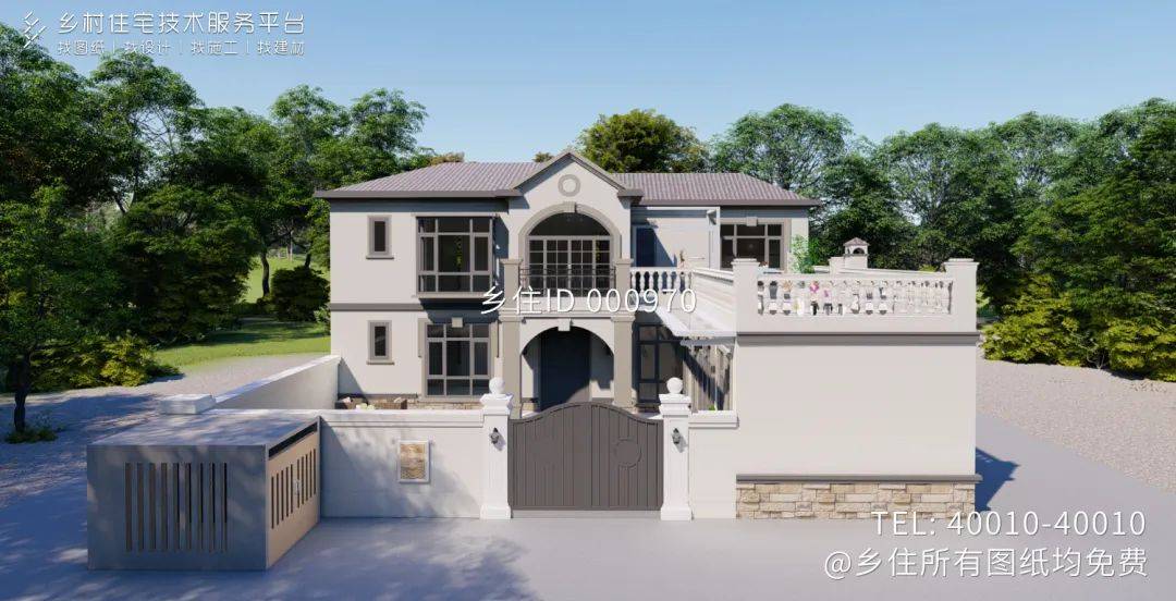 乡住分享8款河南周口别墅自建房设计图纸把极致的舒适感带回老家