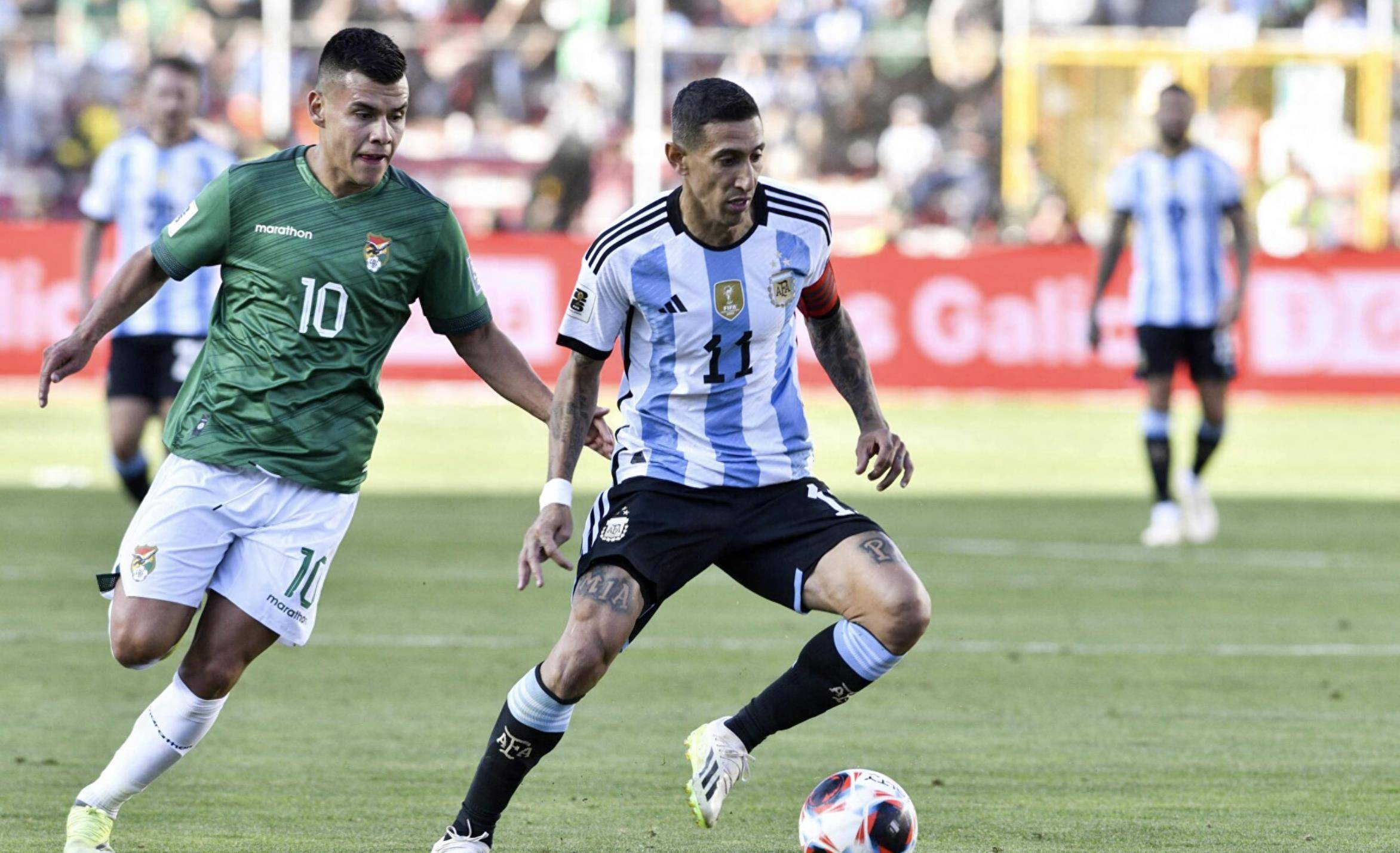 梅西缺阵,阿根廷仍实现客场对玻利维亚连胜_比赛_世界杯_进球