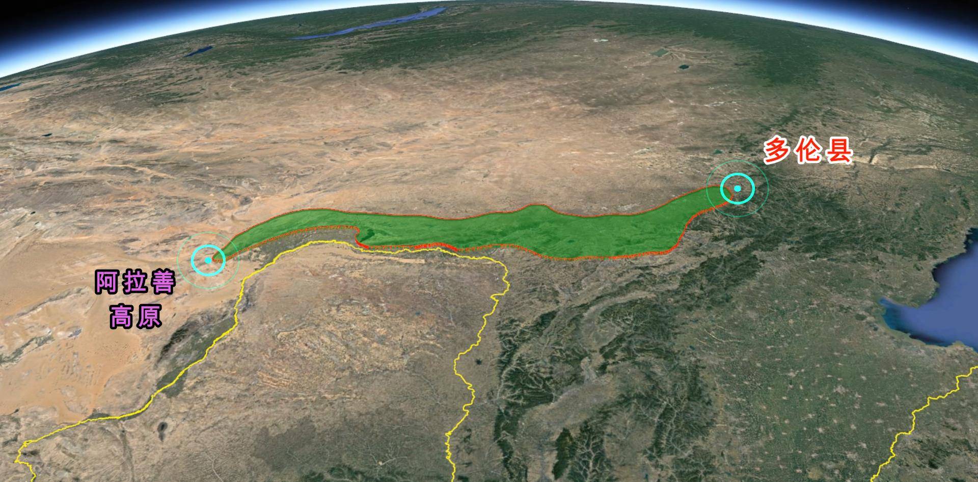 阴山山脉属于阴山-燕山造山带,山体大致呈东西走向,西起阿拉善高原,东