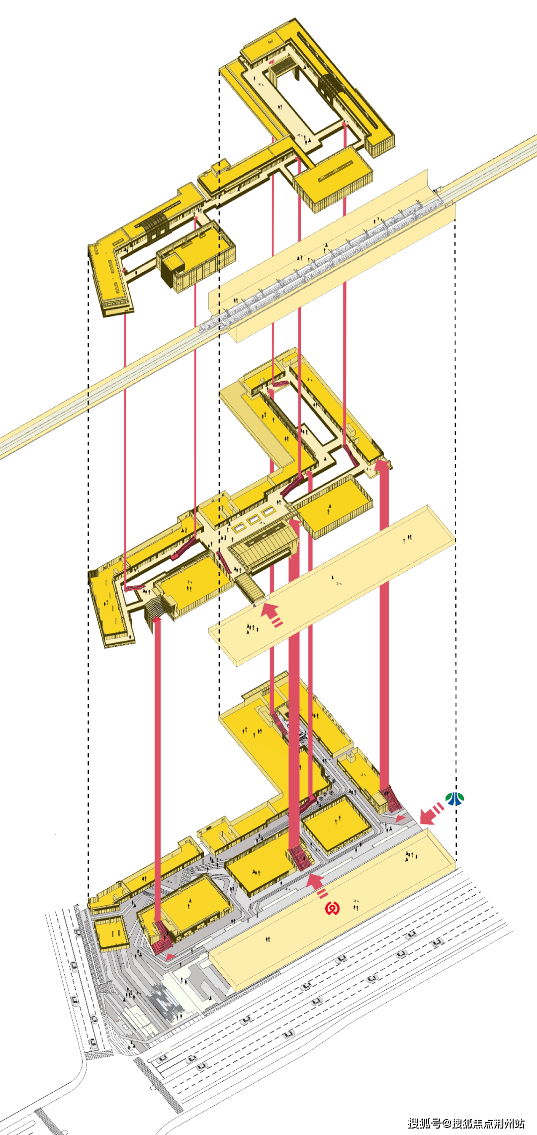 商业街流线 · 分析图温州【万科世纪之光】售楼处电话:400-033