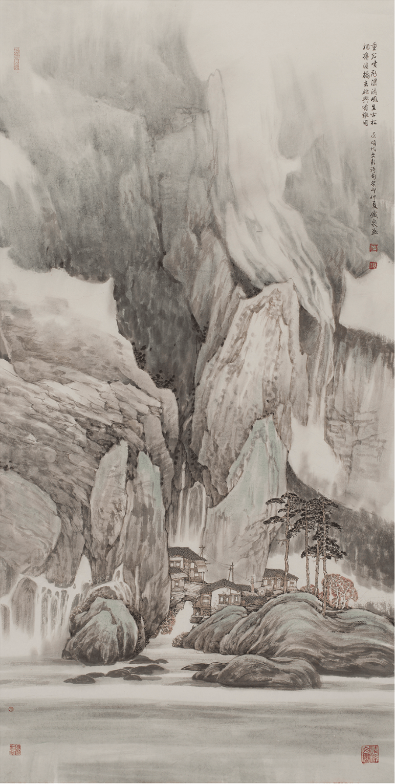 华夏湿地水墨画院首届 "一览众山" 中国画名家学术