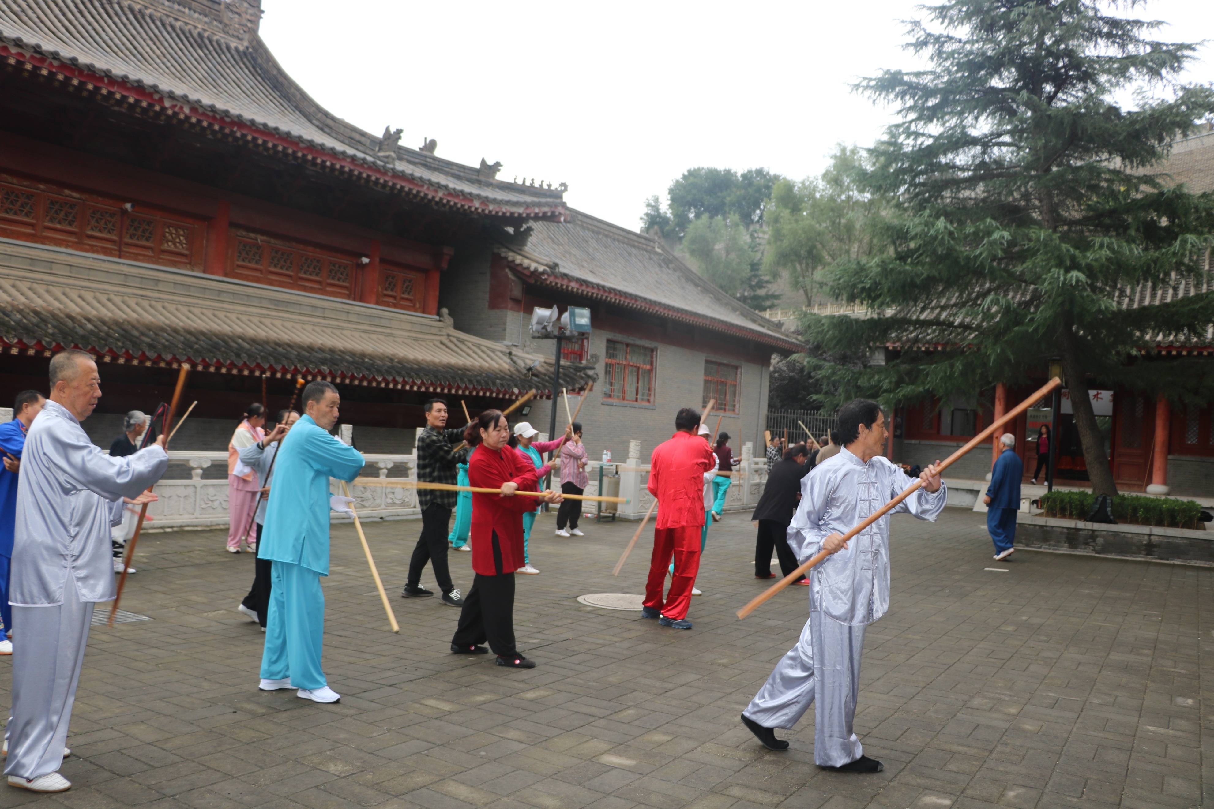 平凉市崆峒武术传习所第五期《五手棍》培训班开班仪式_进步_套路