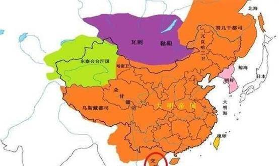 之后将其并为版图,这是自五代十国时期,交趾脱离中国400年后又一次被