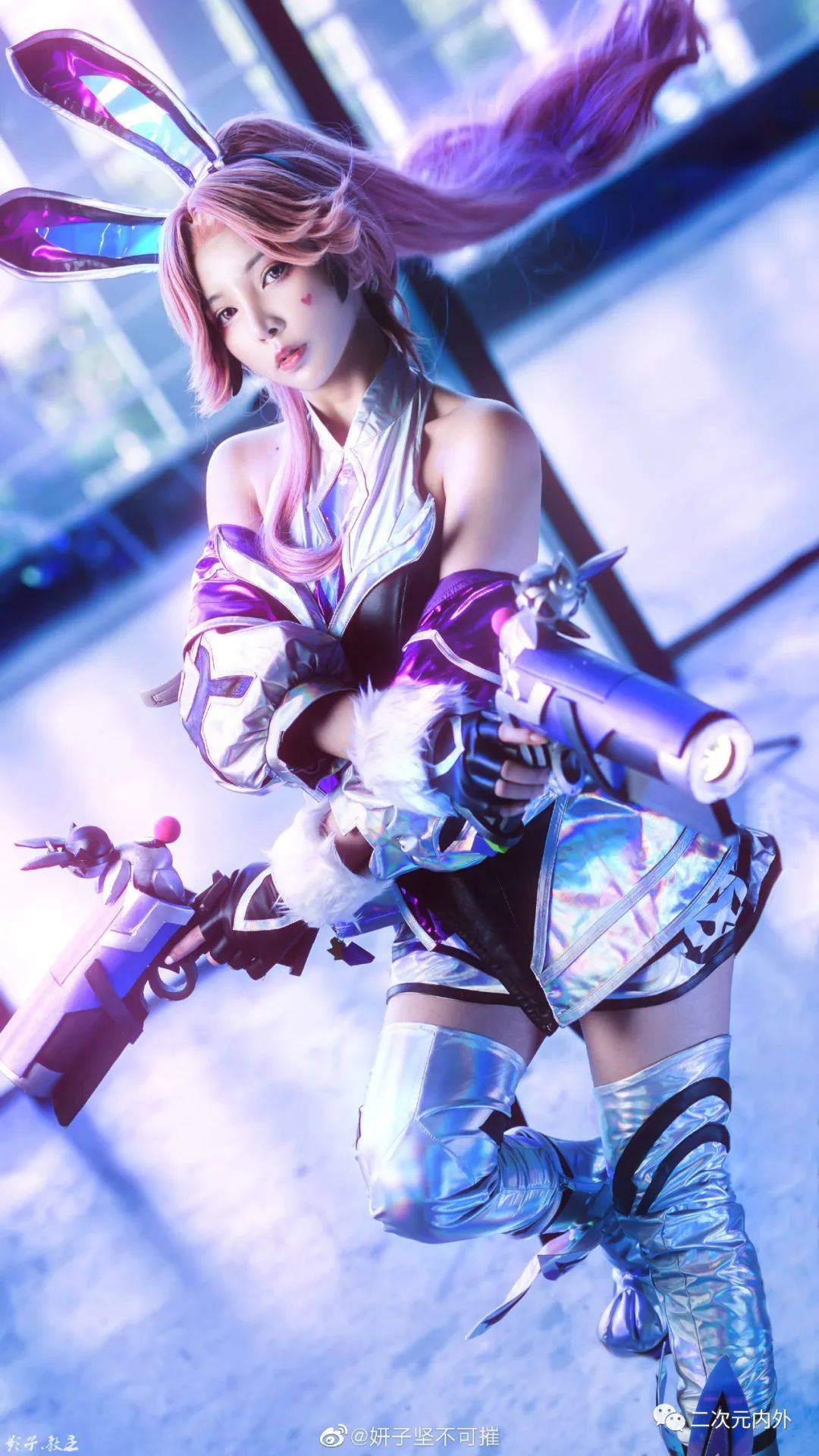 cos场照~《英雄联盟》幻灵战队女枪_摄影_坚不可摧_shadow
