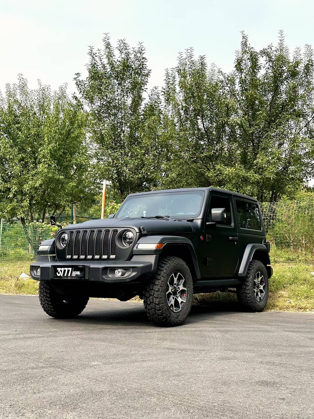 3177改色膜-jeep牧马人磨砂黑,黑武士,不挑车型_搜狐汽车_搜狐网