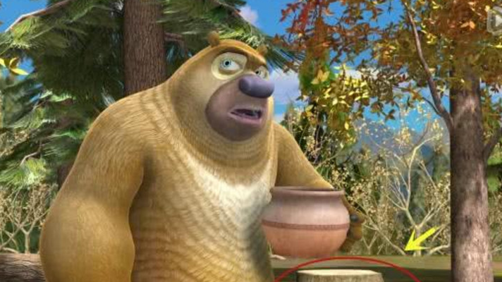 熊出没最明显的四个穿帮镜头,第一个太幼稚,最后一个忍无可忍_光头