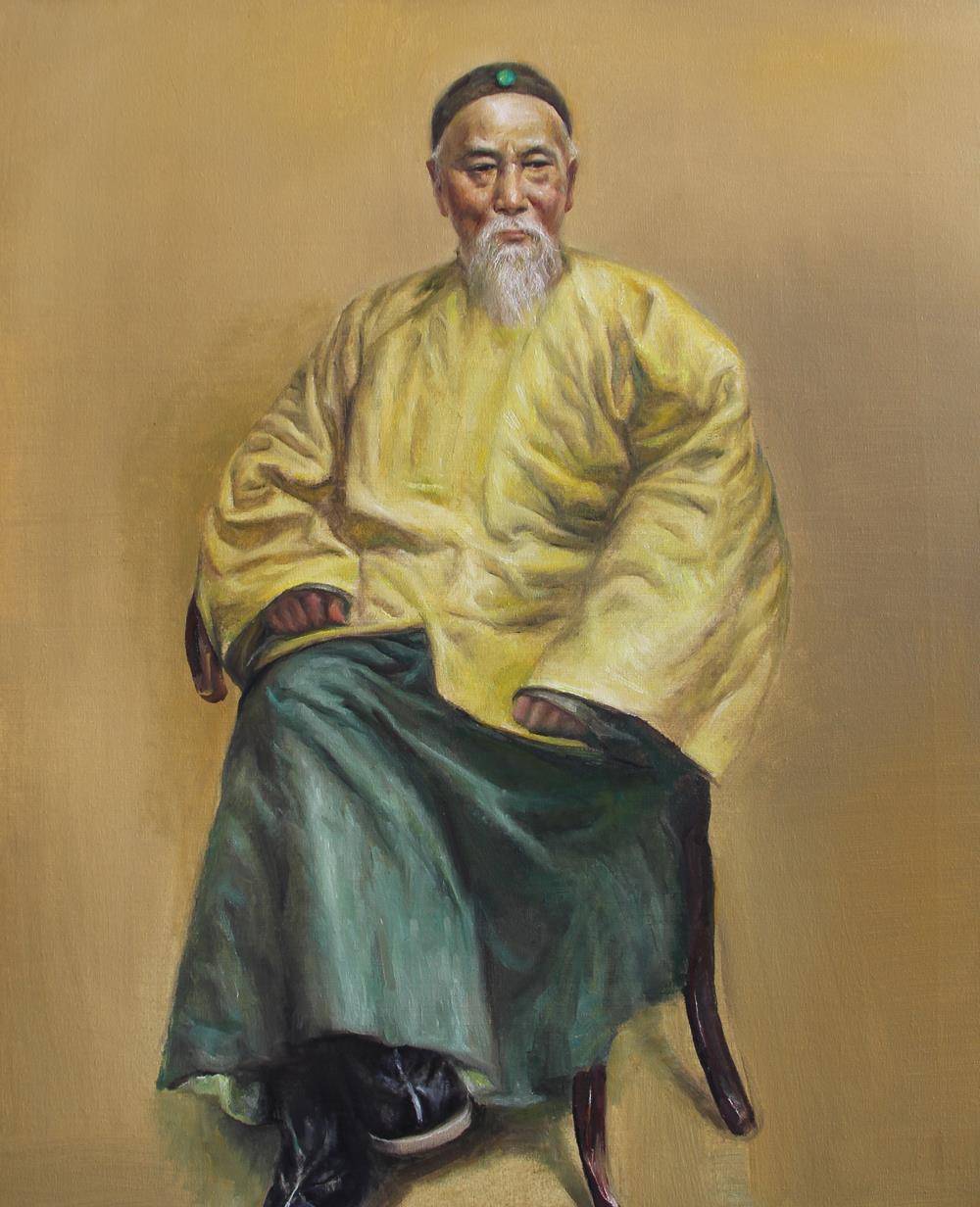 李鸿章在美国照片曝光:穿黄马褂,身高1米83, 惊艳纽约街头_格兰特