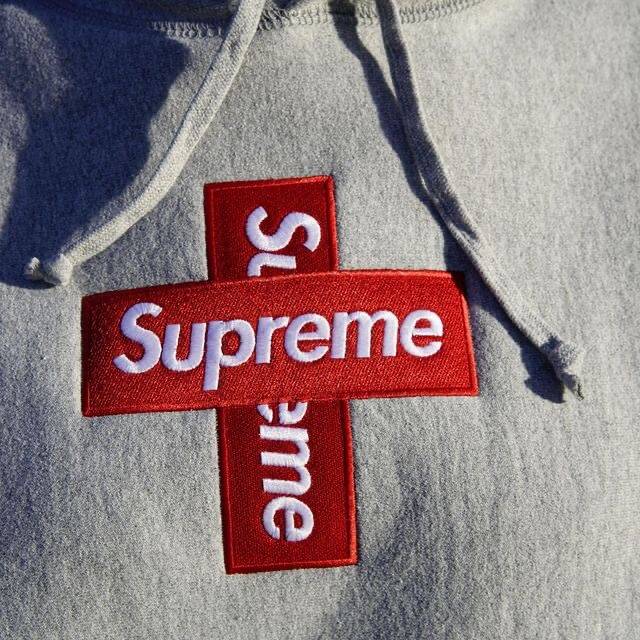 Supreme 20FW Cross Box Logo十字架Bogo连帽卫衣_手机搜狐网