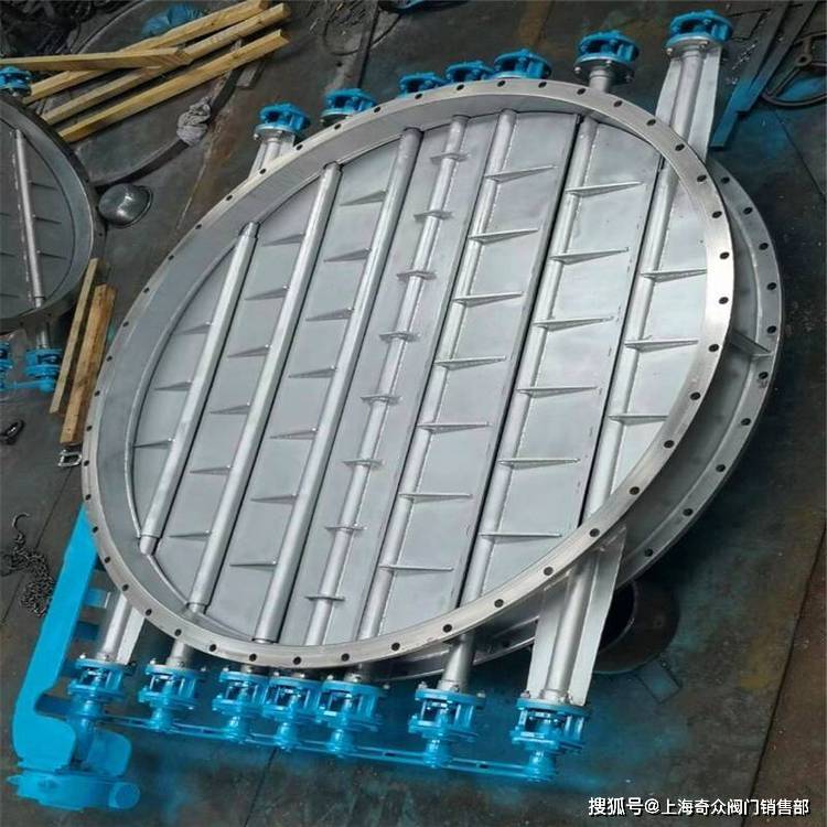 tesb气动倾斜式圆形百叶阀_调节_密封_排气