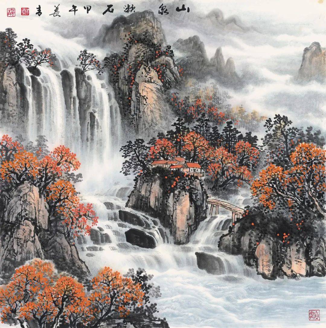 郑长青绘画艺术×艺粟茅文化珍藏酒:让世界品味中国_作品_茅台镇_匠心