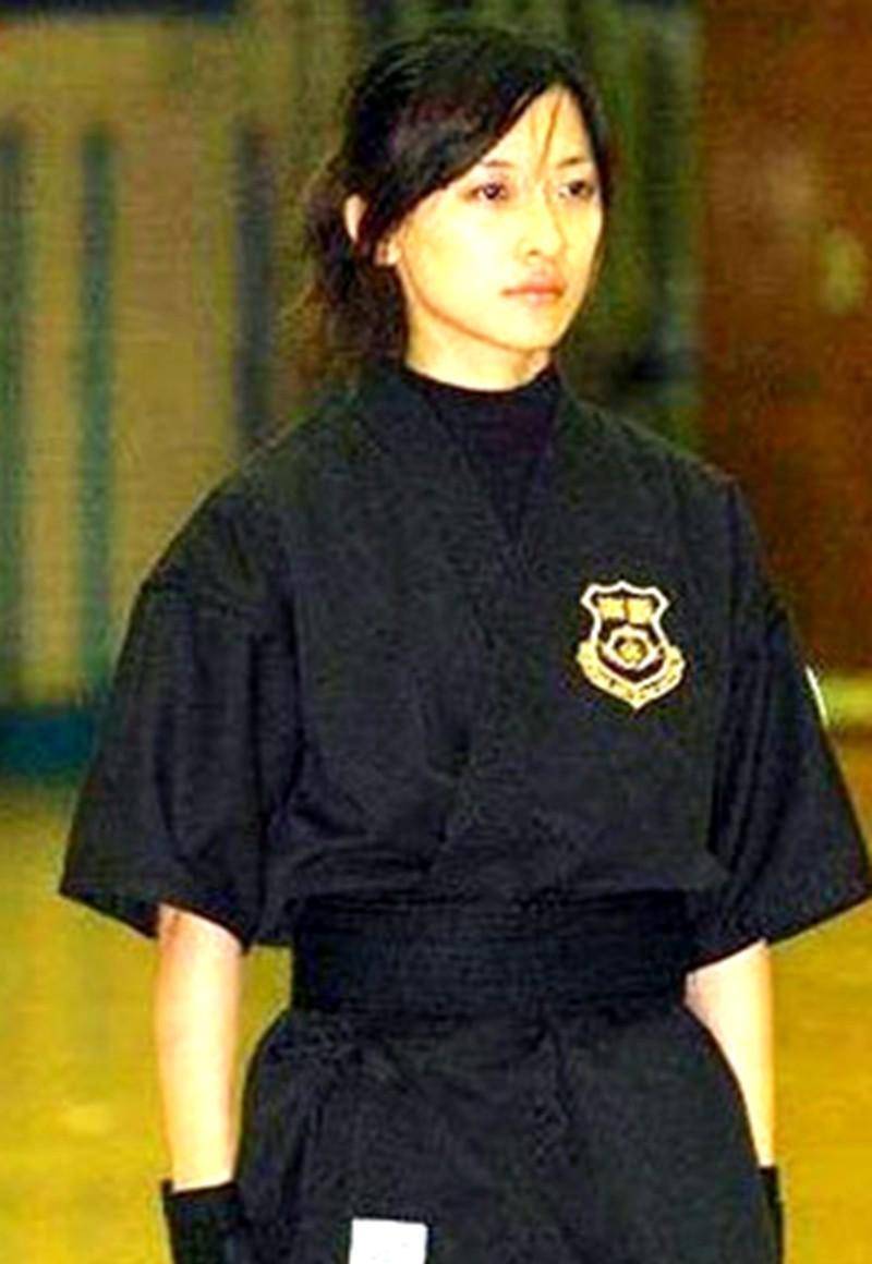 马英九的贴身保镖,长发飘逸,颜值在线,被称为"美少女保镖"_林姿妤