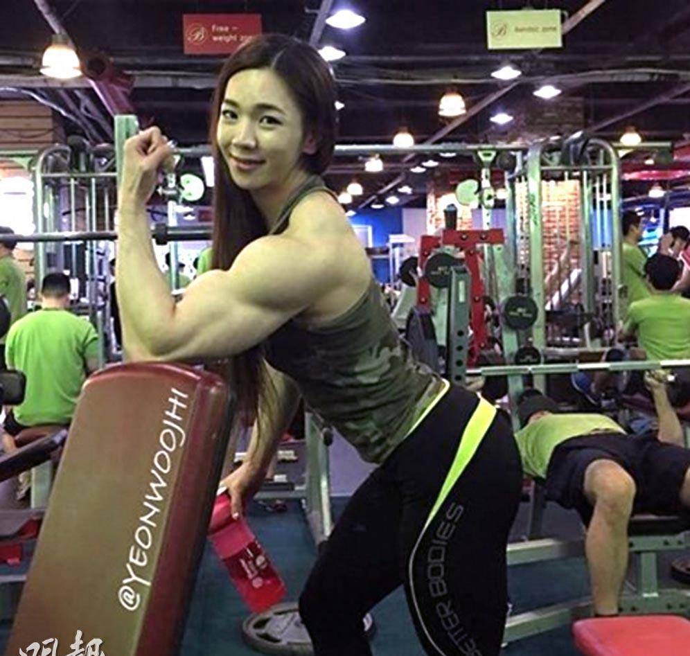 "国外金刚芭比"池妍玉:初代健身女神,天使的面容,金刚的身材