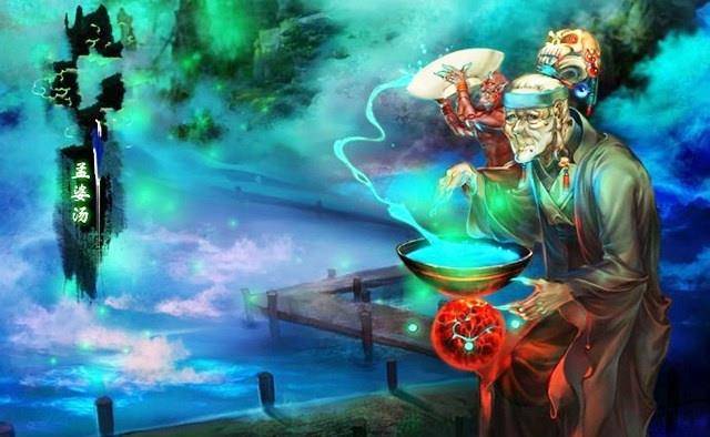 到了奈河桥边照例要喝孟婆汤,而汤的口味也很多,居然有五种_鬼魂
