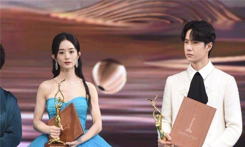 金鹰节观众最喜爱男演员女演员奖由曾合作电视剧的赵丽颖和王一博一举
