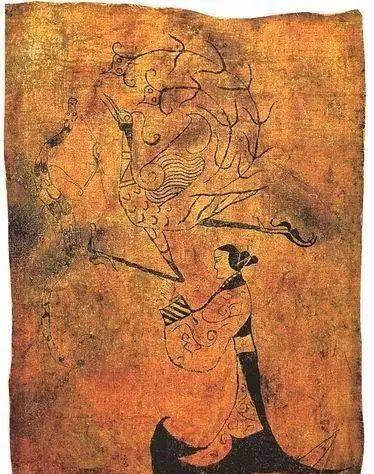 時代物　中国古画 资讯】 | 【藏界资讯】中国历史最早最古老的绘画帛画_搜狐网