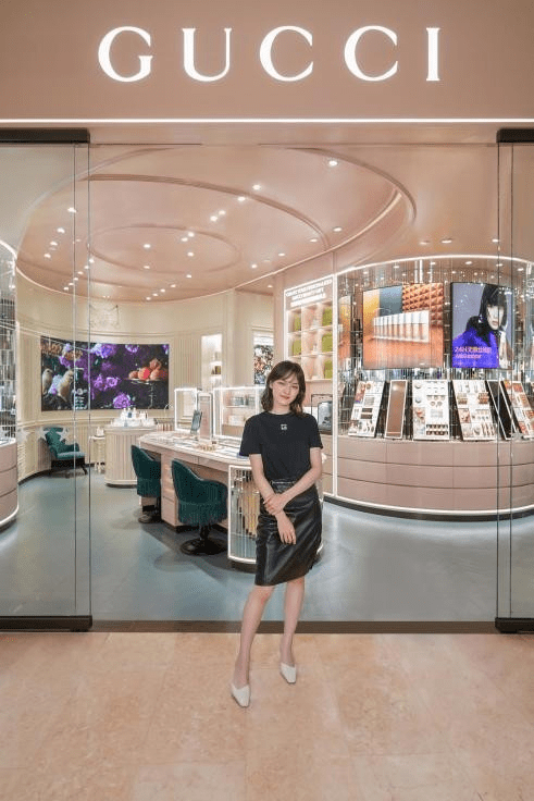 全新古驰美妆精品店于广州太古汇惊喜开幕了