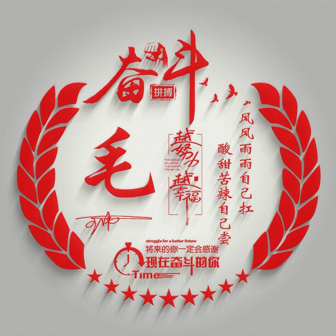 姓氏头像第737期,越努力越幸运精致签名头像,请查收