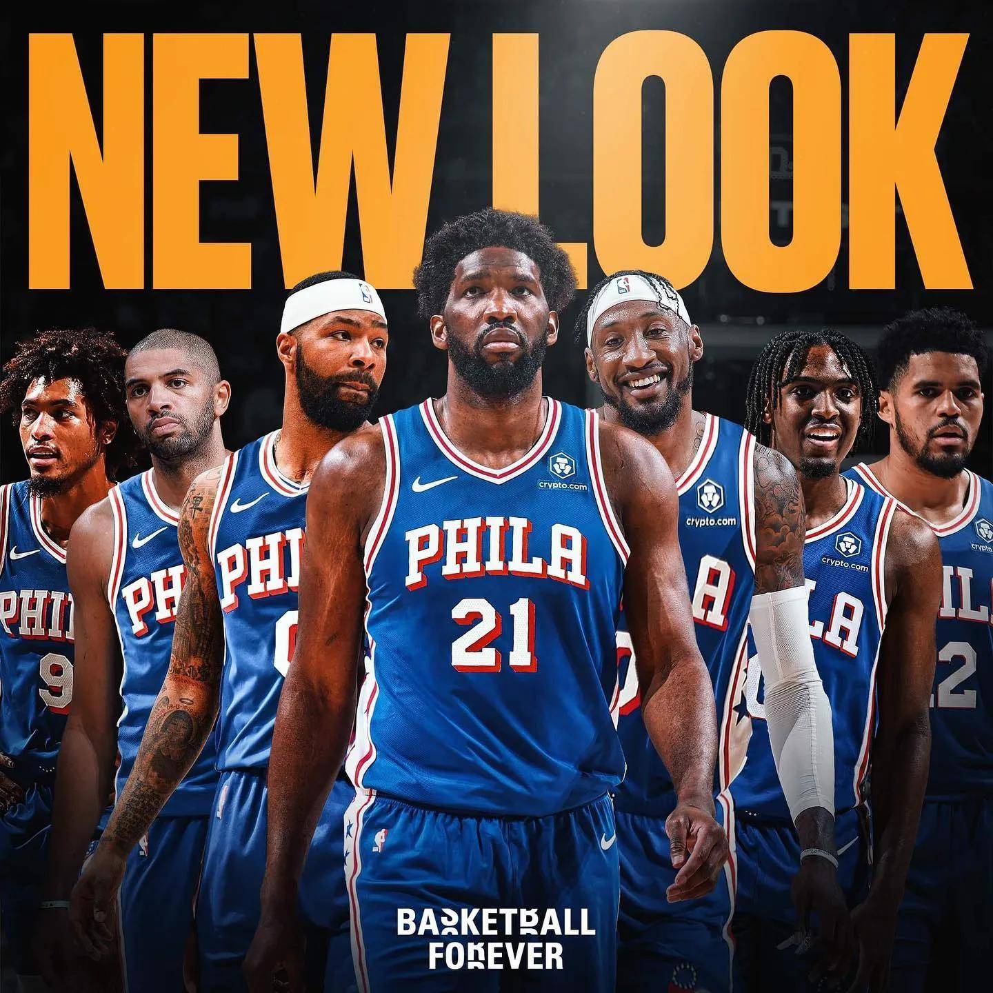 76人的首发阵容,看起来并没有想象的那么好.