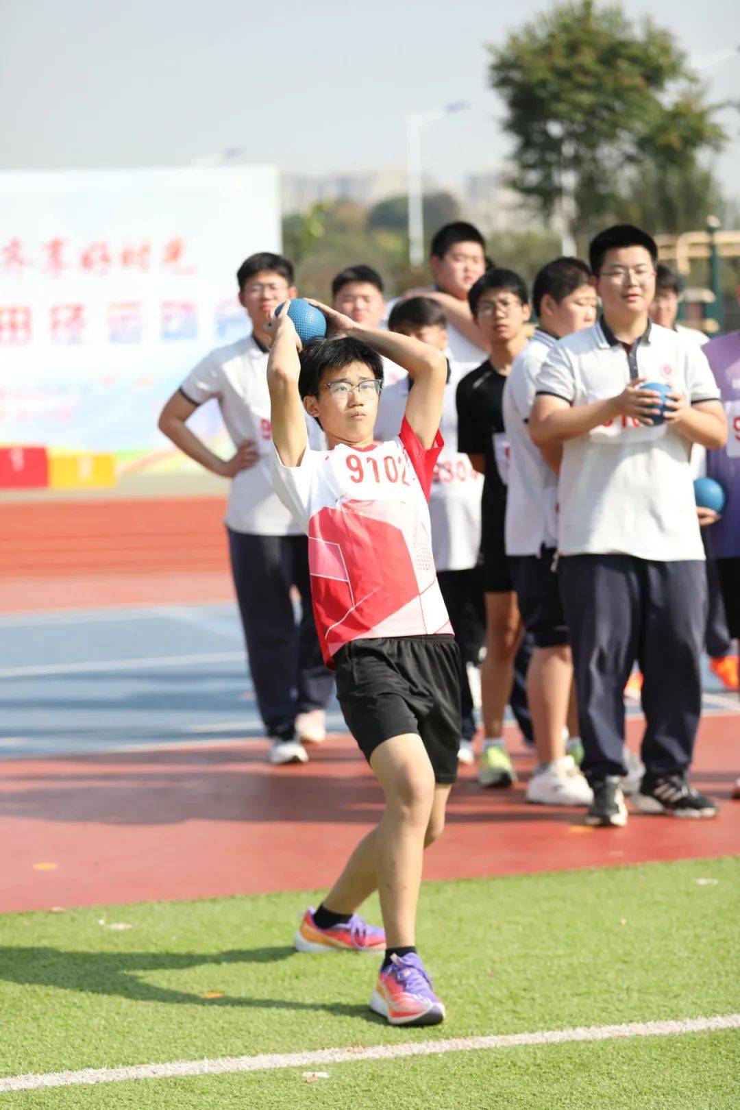 运动_国旗_校园