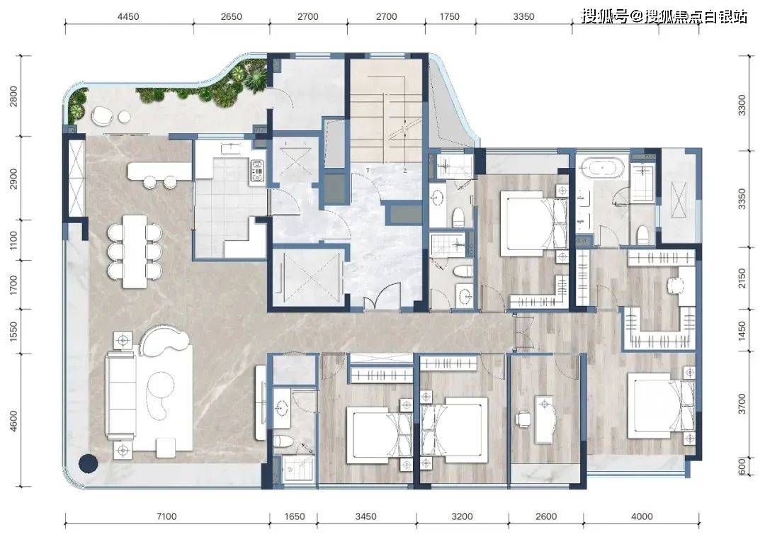 缦合北京项目户型图图片