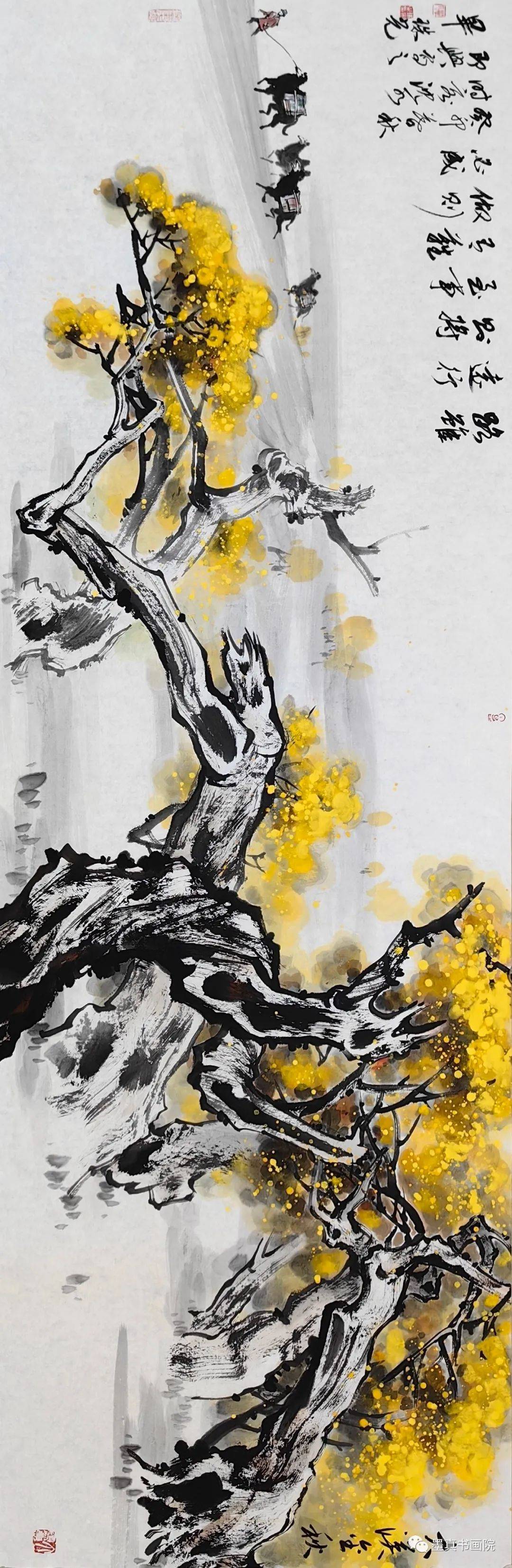 以下作品请横向观看【作品鉴赏】毕珠光1954年生,辽宁