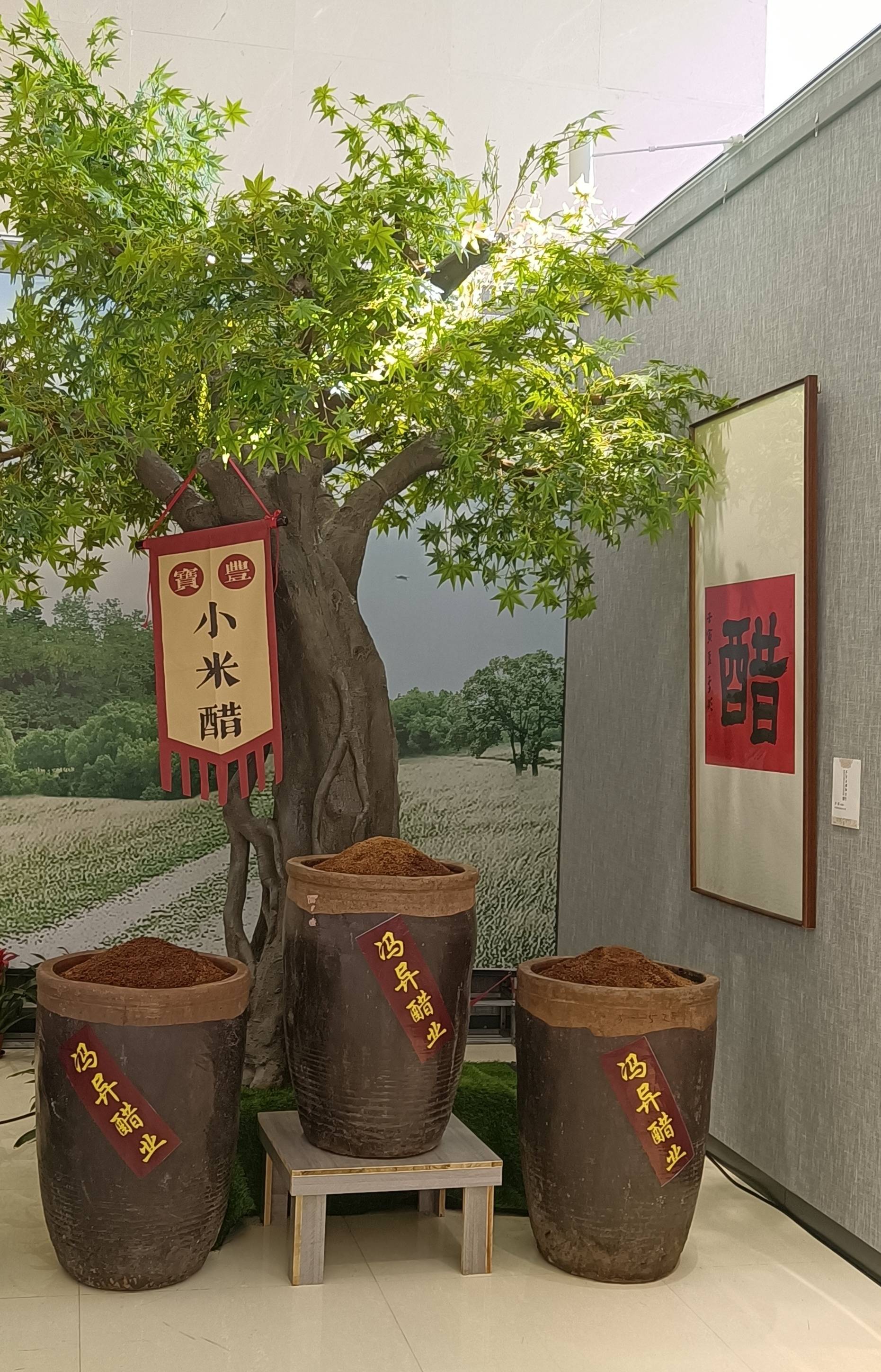 冯异醋业授牌仪式上展风采