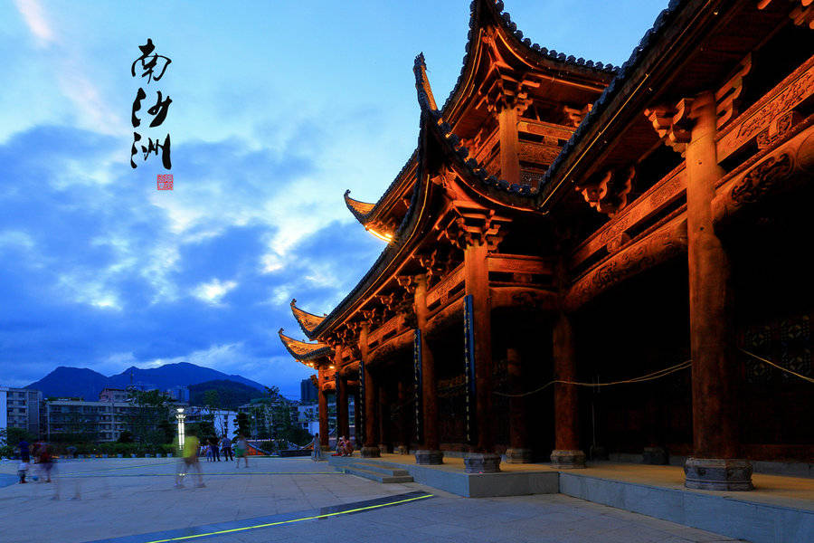 集丰照明|都匀南沙洲民族文化公园夜景灯光设计_黔南_景观_建筑