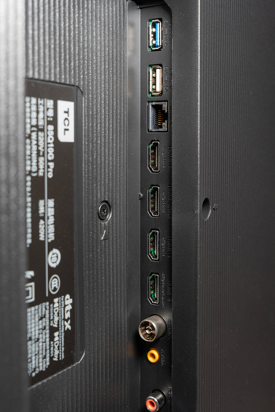 tcl q10g pro评测:加量不加价,双十一上车正当时_电视_画质_接口