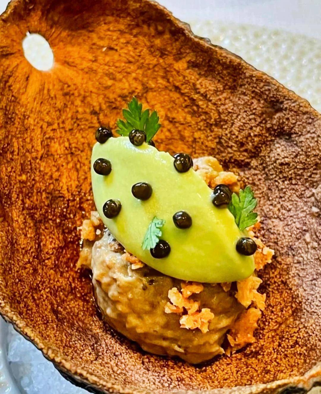 米其林餐厅菜品摆盘