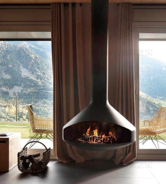 经典与现代:燃木壁炉的家居装饰灵感_房间_图文_传统