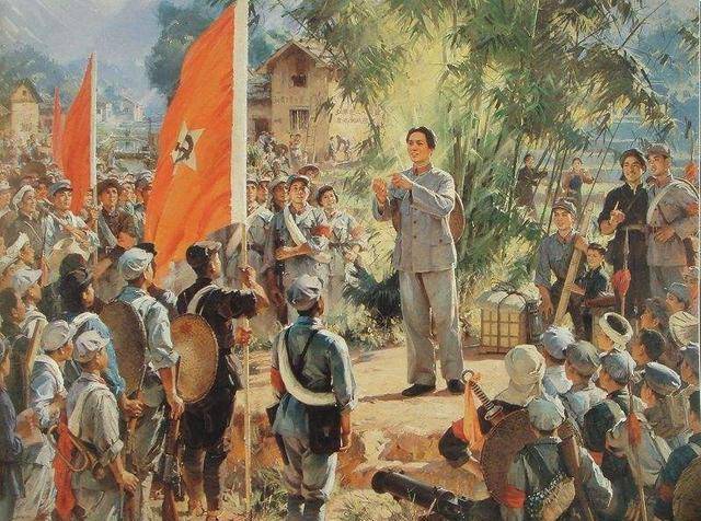 从此,他跟随领导奔上井冈山,在实现工农武装割据的斗争中,作出了卓越