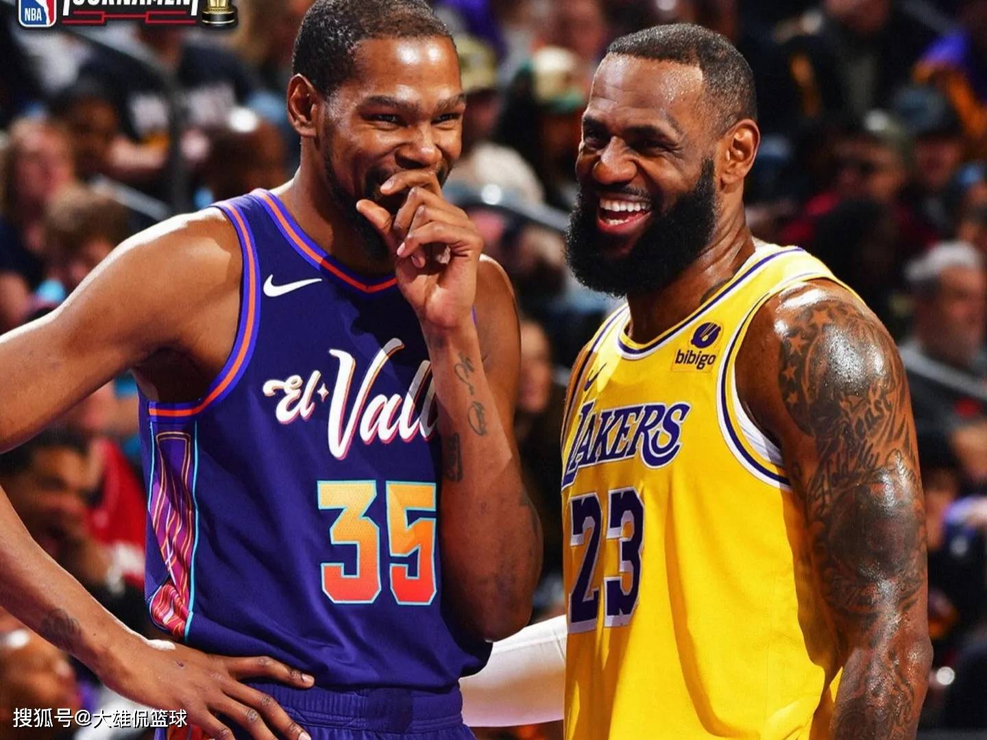 詹姆斯和杜兰特组成网络双侠,批评网友吐槽他们赛场欢笑声不断_比赛_1