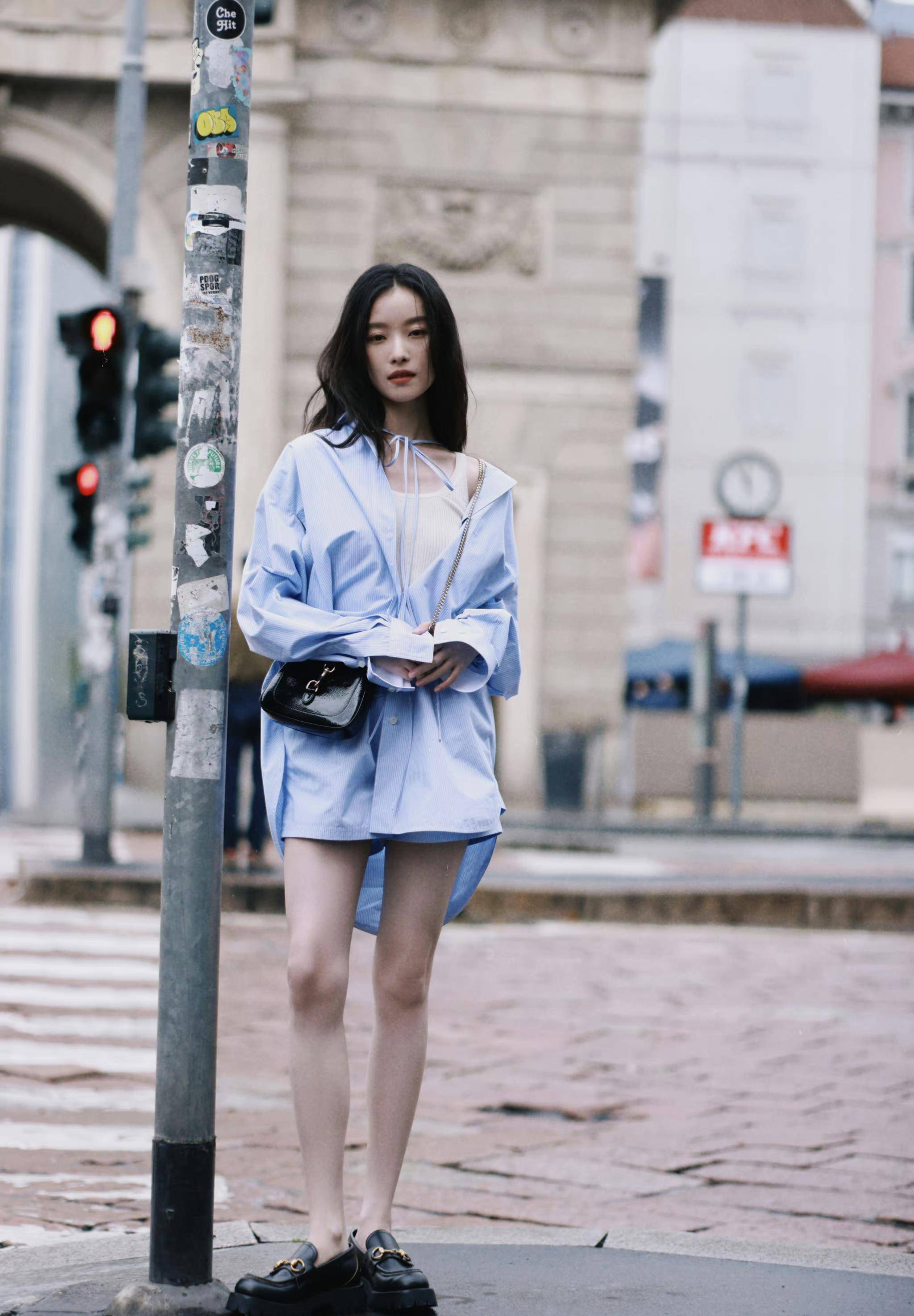 女明星夫妇米兰时装周穿搭私服靓丽礼服惊艳