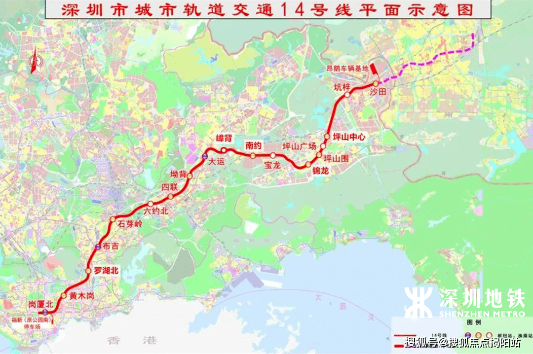 深圳地铁19号线站点图图片