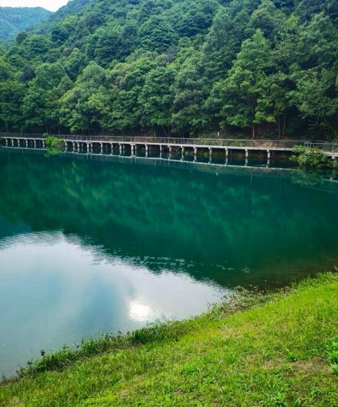 温州永嘉小子溪水库大自然形成的美景