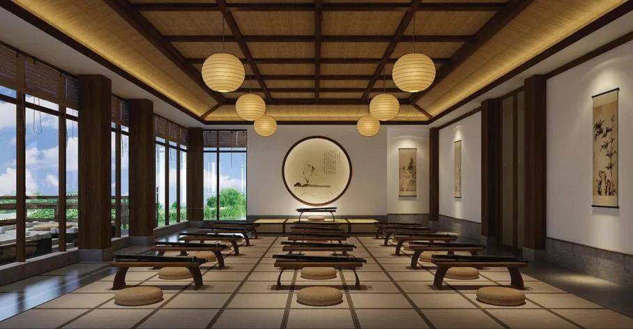 弘扬中华文化精粹 九州书院禅意中式设计_生活_空间_讲堂