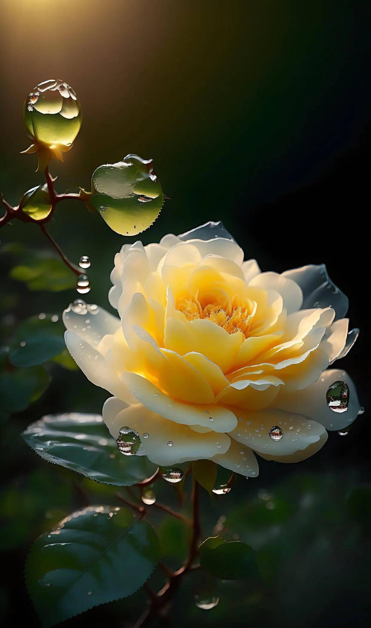 万千朵迷人的玫瑰花_花瓣_橙色_花儿