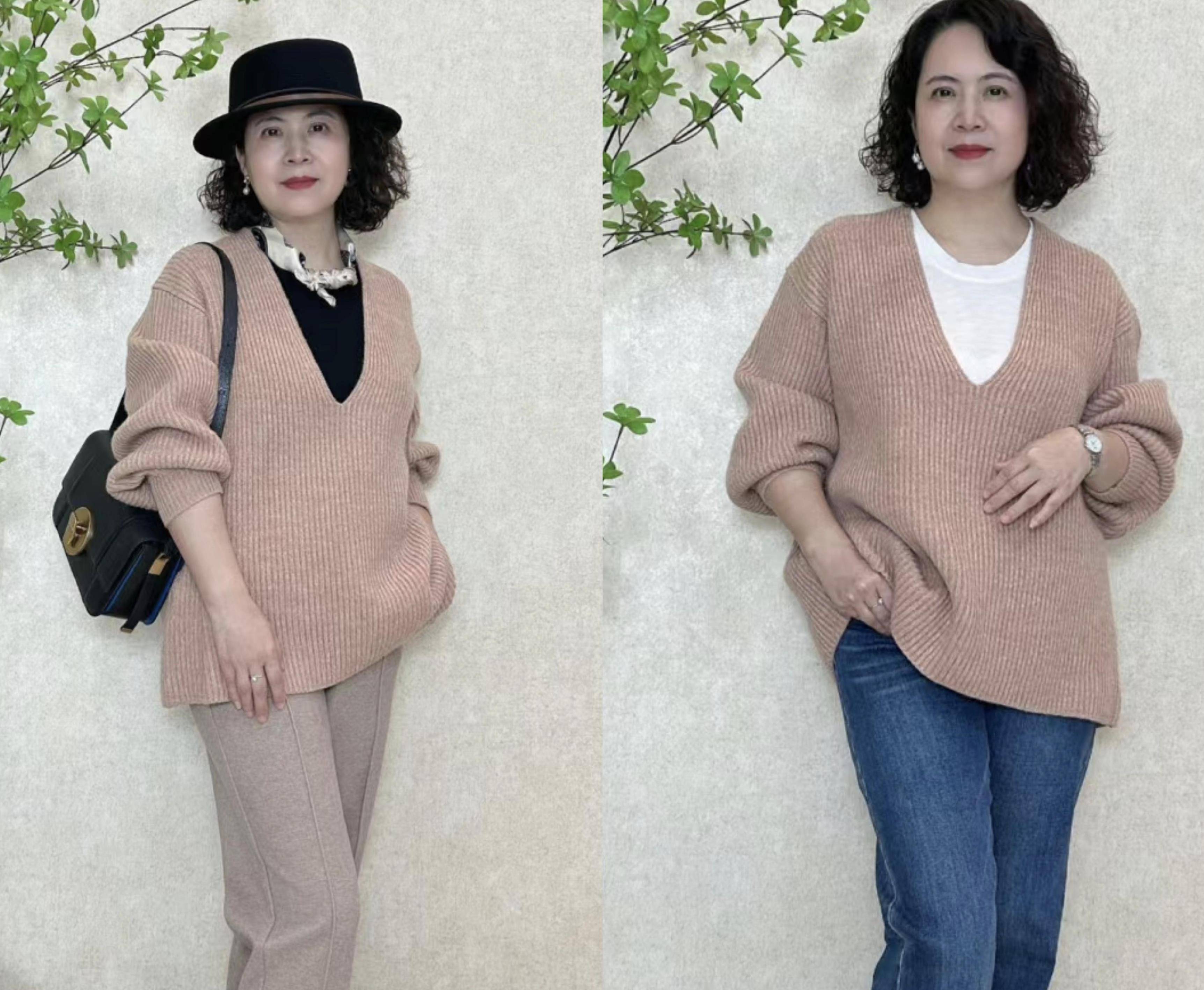 50岁的女性秋冬季节着装要得体,这些是秋冬服装的款式,他们舒适又大方